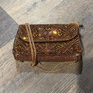 Elegant Gold and Black Women's Bag